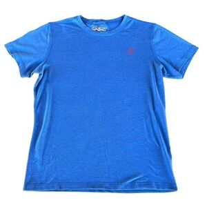 Marine Layer Weekend Sport Air Crew Lightweight T-Shirt Short Sleeve Small Blue